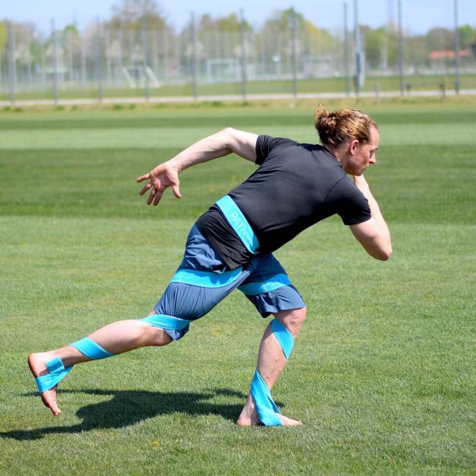 Bandas FLEXVIT usadas no treino de alta competição