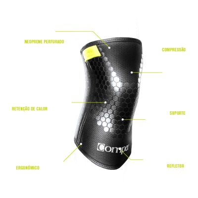Compex Power Knee (Par) Preto L Compex Power Knee (Par) Preto L