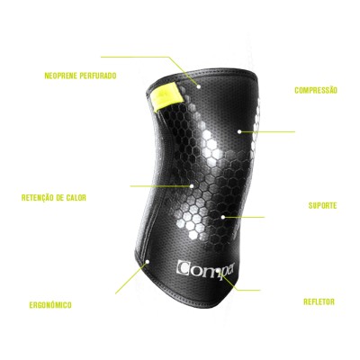 Compex Power Knee (Par) Preto XL Compex Power Knee (Par) Preto XL
