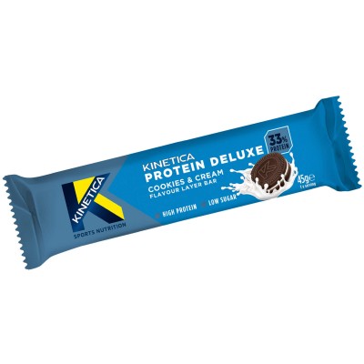 Kinetica Protein Deluxe Bars Cookies & Cream 45g Kinetica Protein Deluxe Bars Cookies & Cream 45g