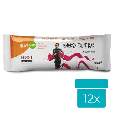 HIDDIT Energy Fruit Bar (caixa 12 unidades x 33g) Damasco HIDDIT Energy Fruit Bar (caixa 12 unidades x 33g) Damasco