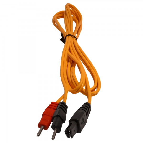Compex 1 cabo 6 Pins banana Amarelo
