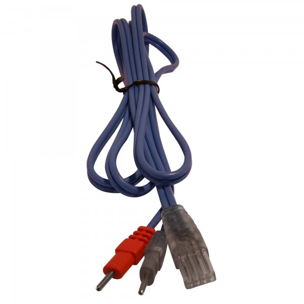 Compex 1 cabo de 8 Pins Banana Azul