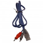 Compex 1 cabo de 8 Pins Banana Azul