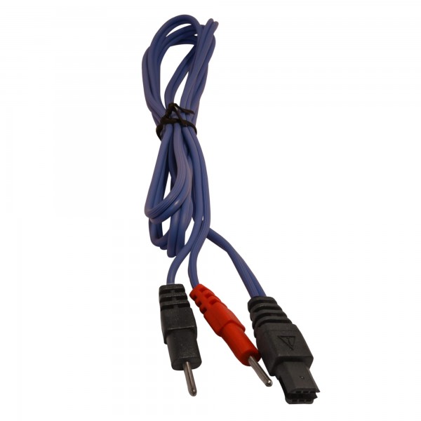Compex 1 cabo 6 Pins banana Azul