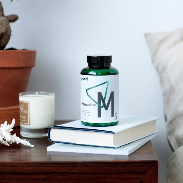 Puori M3 - Magnsio 300mg (Complexo Vegan 120 cpsulas)