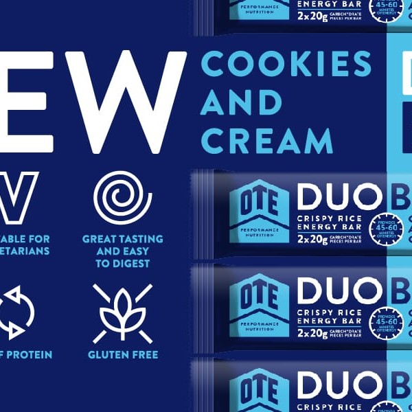OTE Duo Bar Cookies and Cream 12 x 65g