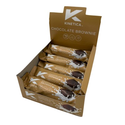 Kinetica Caixa de Barras de Protena Deluxe Chocolate Brownie (15 barras de 45g)