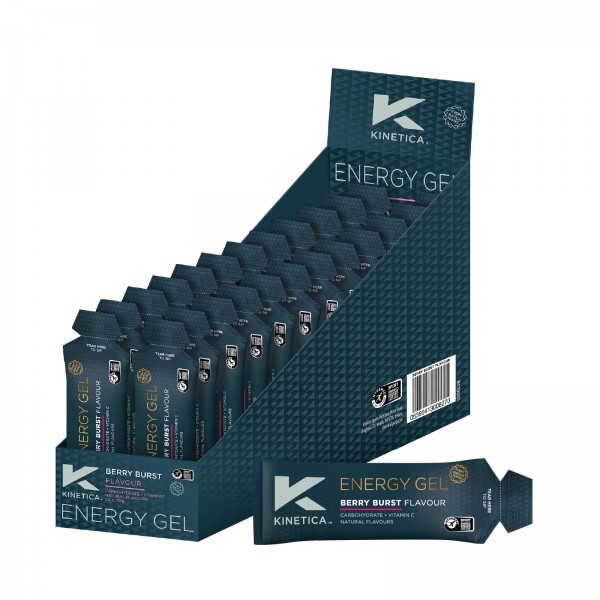 Kinetica Caixa de Gis Energticos com sabor a Frutos Silvestres (24 gis de 70ml)