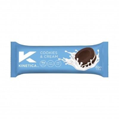 Kinetica Barra de Protena Deluxe Cookies and Cream 45g
