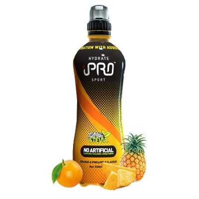 Bebida Hidratante iPRO HYDRATE Sport Sabor Laranja e Ananás - 500ml Bebida Hidratante iPRO HYDRATE Sport Sabor Laranja e Ananás - 500ml