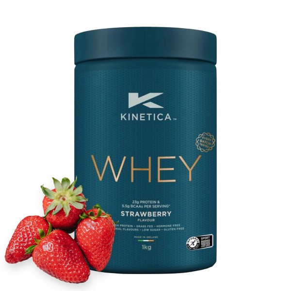 Kinetica Protena Whey Morango 1Kg