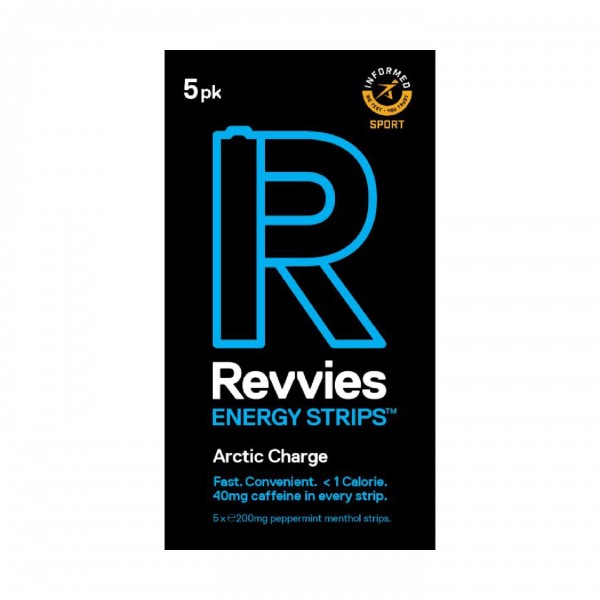 Revvies Tiras Energéticas Arctic Charge 40mg cafeína (1x5 Pack)