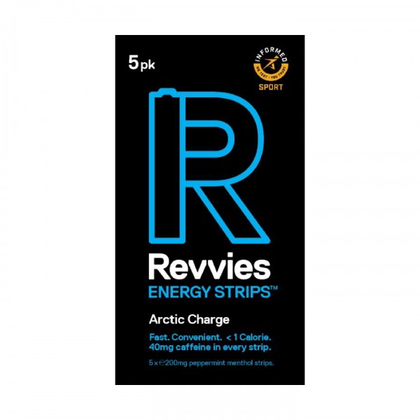 Revvies Tiras Energticas Arctic Charge 40mg cafena (1x5 Pack)
