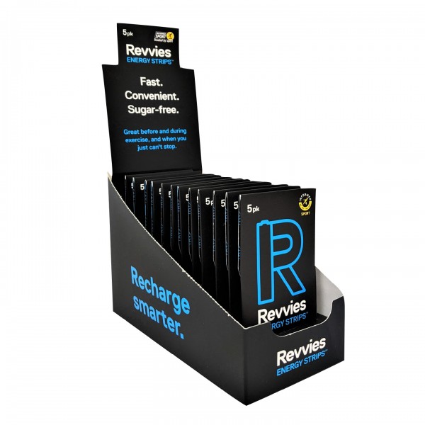 Revvies Tiras Energticas Arctic Charge 40mg cafena (12x5 Pack)