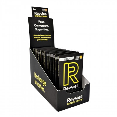 Revvies Tiras Energticas Cola Limo Extra Forte 100mg cafena (12x5 pack)