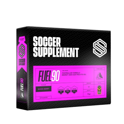 Soccer Supplement Gel Energtico Fuel90 Frutos Vermelhos (caixa 12 gis)