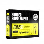 Soccer Supplement Gel energético pré-jogo com cafeína Focus90 Limão (caixa 12 géis)