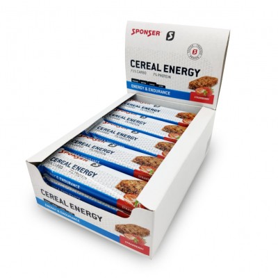 Sponser - Cereal Energy Morango 20x40g Sponser - Cereal Energy Morango 20x40g