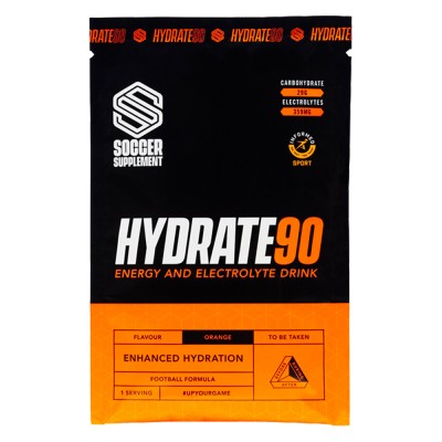 Soccer Supplement Bebida Desportiva Hydrate90 Laranja 33g