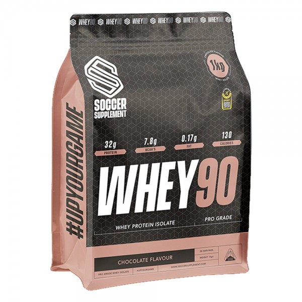 Soccer Supplement Proteina Isolada Whey90 Chocolate 1Kg